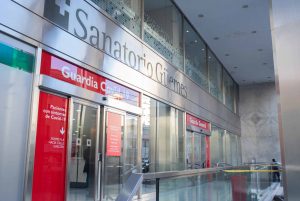 Entrada del Sanatorio Güemes